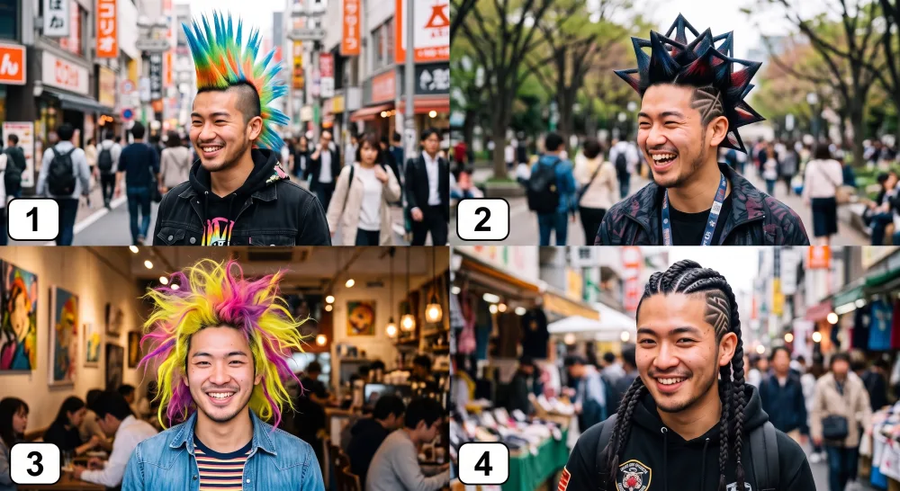 Four photos combined into one 2×2 question image